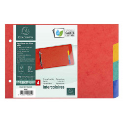 3130631008049 - INTERCALAIRES CARTE LUSTRÉE POUR FICHES BRISTOL 14,8X21