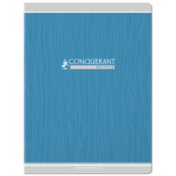 3020120186351 - CAHIER CONQUERANT CLASSIQUE AGRAFE 240X320 48P 90G SEYES RECYCLÉ