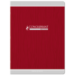 3020120186351 - CAHIER CONQUERANT CLASSIQUE AGRAFE 240X320 48P 90G SEYES RECYCLÉ