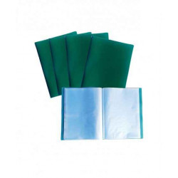 6192103131850 - PROTEGE-DOCUMENTS VERT 120 VUES QUALITE BASIQUE