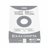 3130630132097 - 100 FICHES BRISTOLS 105X148 5X5 BLANC