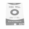 3130630132035 - 100 FICHES BRISTOLS 125X200 5X5 BLANC