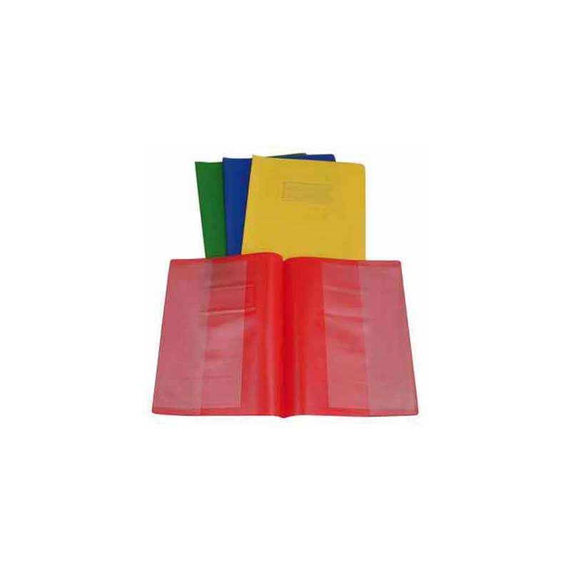 8004428285423 - PROT?GE-CAHIER PLASTIQUE 17X22 2 RABATS ROUGE 22/00?