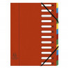 3130630053125 - EXACOMPTA TRIEUR À FENÊTRES CARTE LUSTRÉE 12 POSITIONS