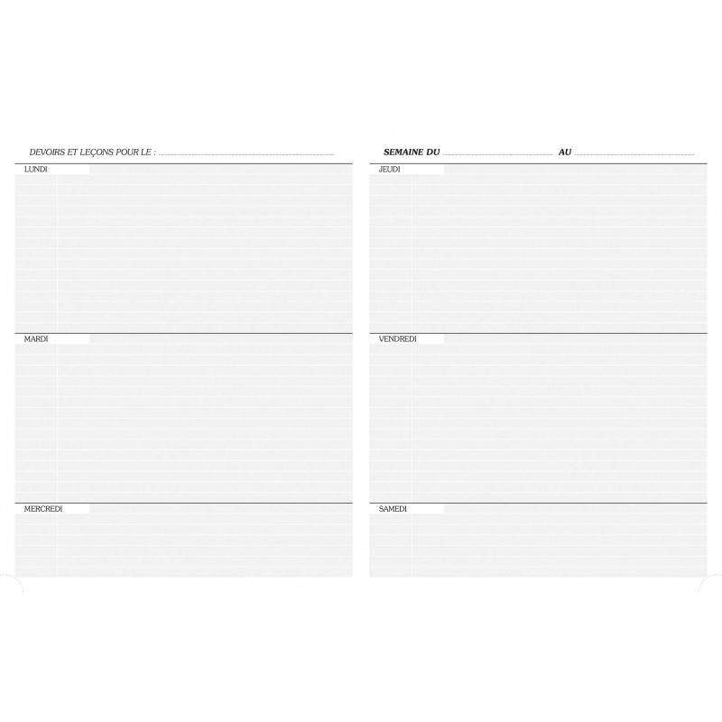3549540098407 - AGENDA SCOLAIRE 17X22