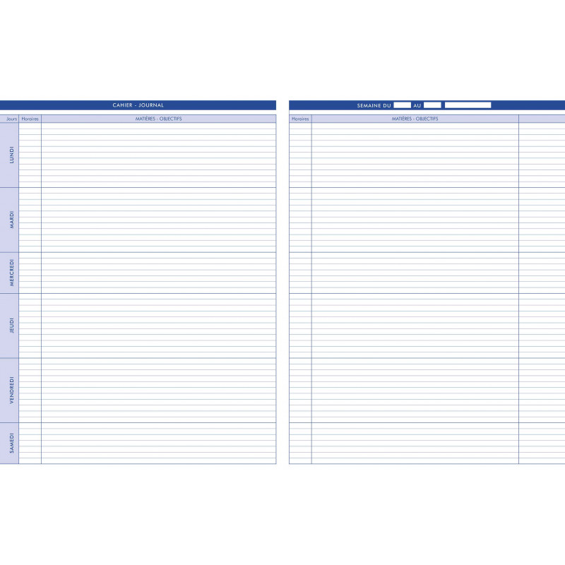 3549540711481 - JOURNAL PRÉPARATION CLASSE
