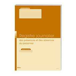 3549540097899 - REGISTRE PRÉSENCES ET ABSENCES