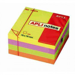 8410782109747 - 400F NOTES REPOSITIONNABLES 75X75 COLORIS ASSORTIS