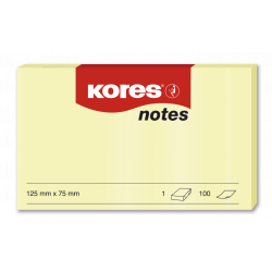 8410782109761 - 100F NOTES REPOSITIONNABLES 75X125 JAUNE