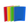 3020120133690 - CAHIER PP ASSORTIS 21X29,7 100P 5X5 90G RELIURE INTÉGRALE