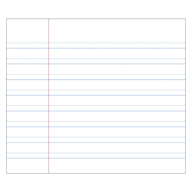 3020120037790 - CAHIER MATERNELLE 17X14,7 24P DL5MM À L'ITALIENNE