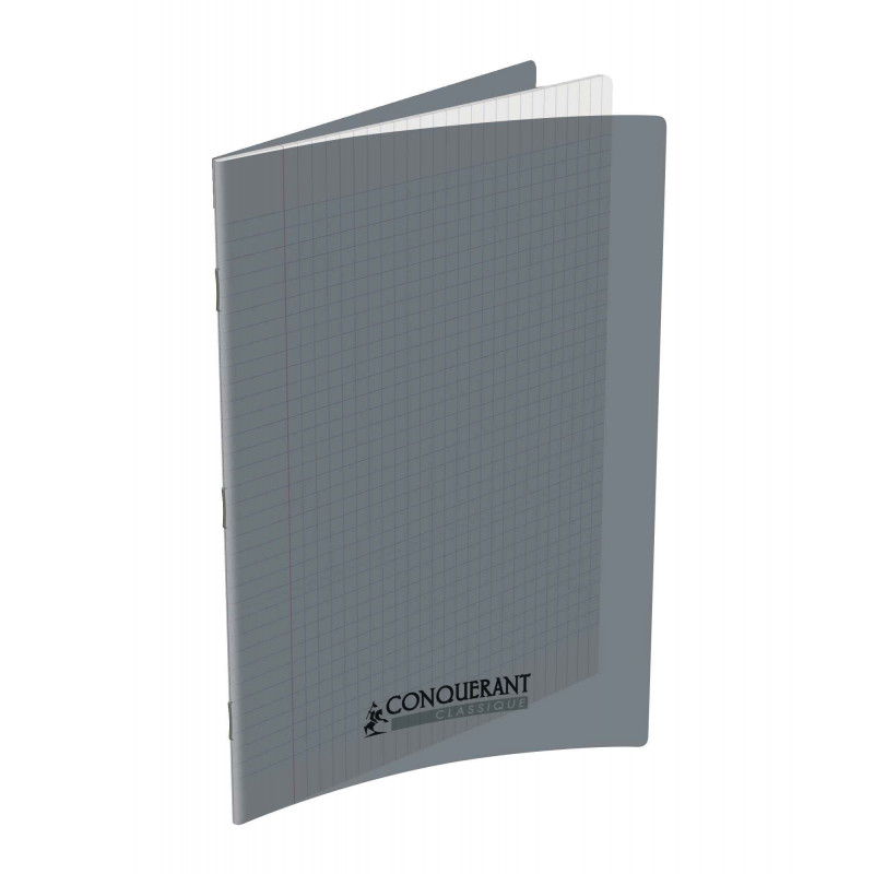 3020120002057 - CAHIER PP GRIS 21X29,7 96P SÉYÈS 90G PIQURE