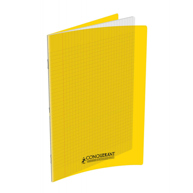 3020120014418 - CAHIER PP JAUNE 24X32 48P SÉYÈS 90G PIQURE