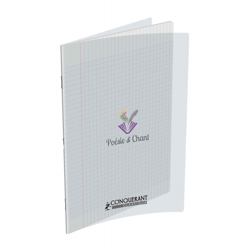 3020120014784 - CAHIER POÉSIE ET CHANT PP 24X32 48P SÉYÈS/UNI 90G PIQURE