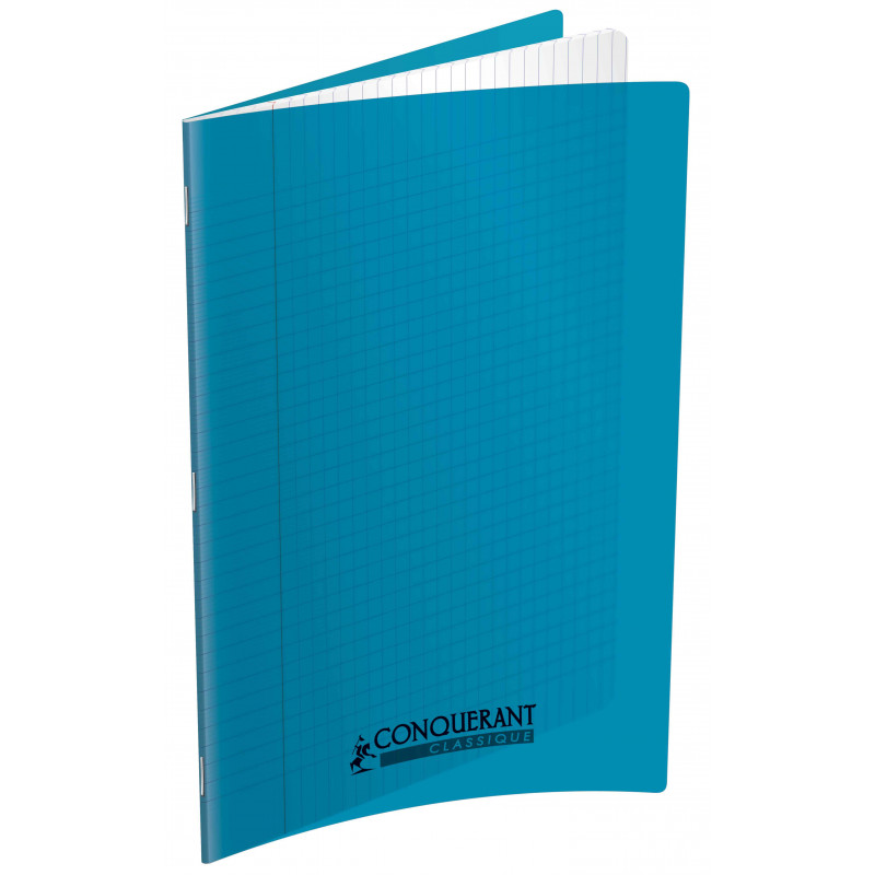 3020120156309 - CAHIER PP TURQUOISE 24X32 96P SÉYÈS 90G PIQURE