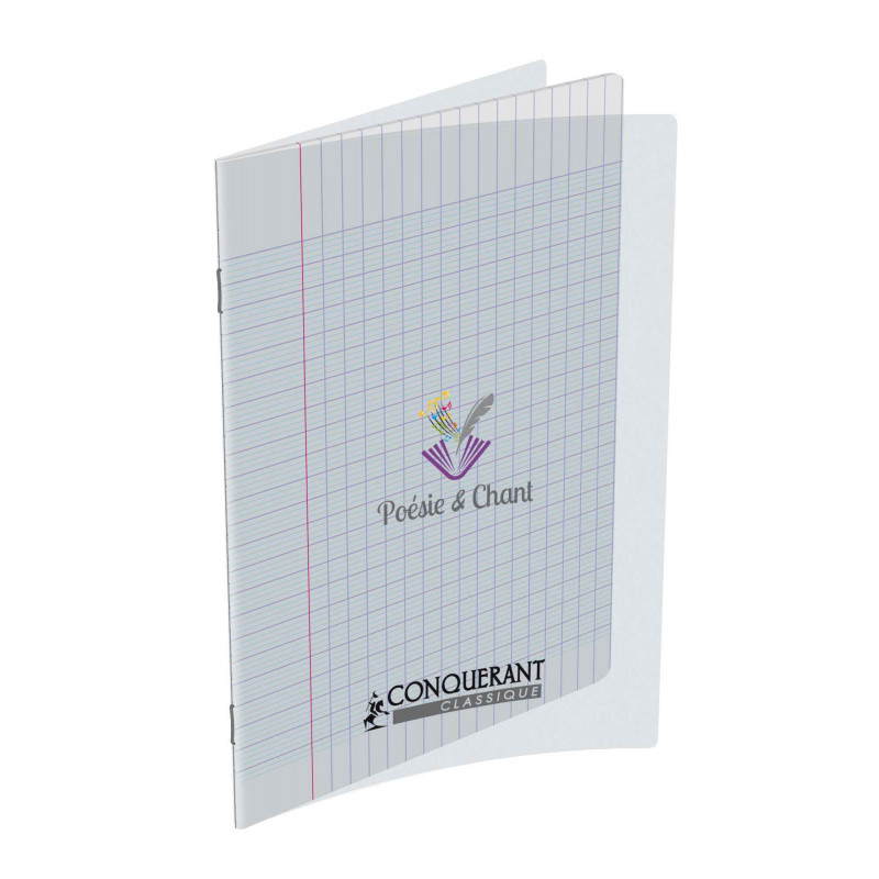 3020120014739 - CAHIER POÉSIE ET CHANT PP 17X22 48P SÉYÈS/UNI 90G PIQURE