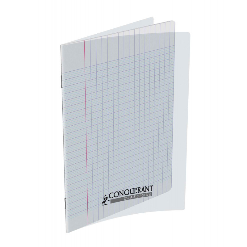 3020120106878 - CAHIER PP INCOLORE 17X22 140P SÉYÈS 90G PIQURE