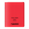 3020120122823 - CAHIER À RABAT ROUGE 17X22 48P SÉYÈS