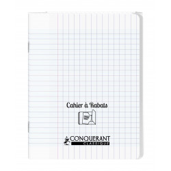 3020120123080 - CAHIER À RABAT INCOLORE 17X22 48P SÉYÈS