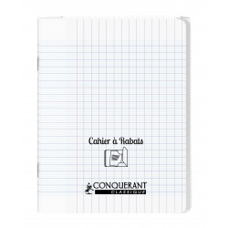 3020120123363 - CAHIER À RABAT INCOLORE 17X22 96P SÉYÈS