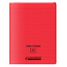 3020120123967 - CAHIER À RABAT ROUGE 24X32 96P SÉYÈS