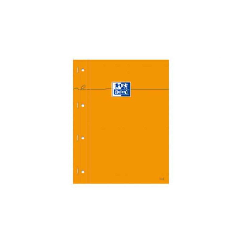 3020121062890 - BLOC NOTES 21X29,7 FEUILLES PERFORÉES 160P 5X5 90G