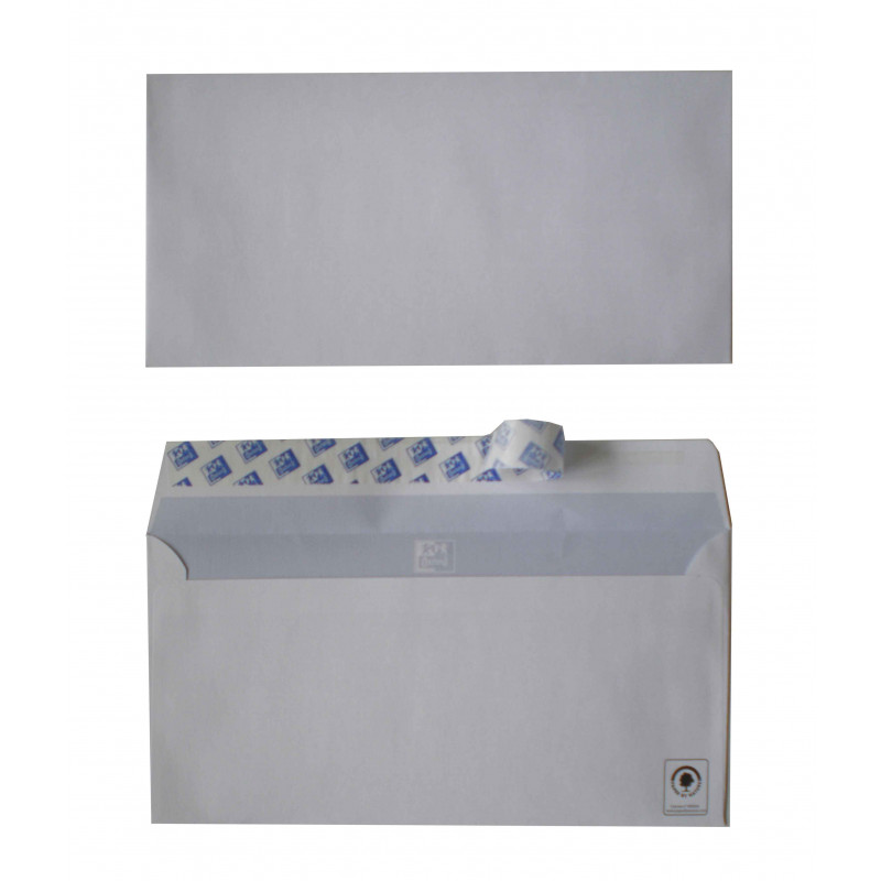 3020126503404 - 500 ENVELOPPES BLANCHES 110X220MM