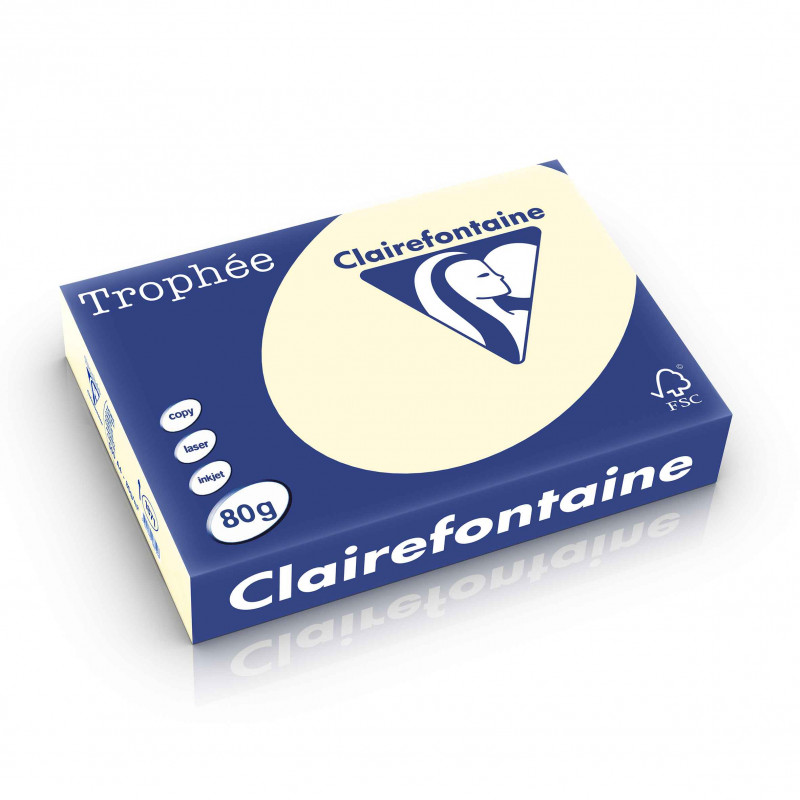 3329680187106 - RAMETTE 500F 80G A4 PASTEL IVOIRE