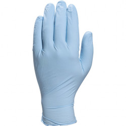 3295249046286 - 100 GANTS JETABLES NITRILES POUDRÉ TAILLE S