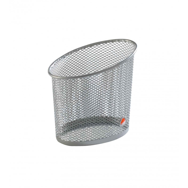 3129710008896 - POT À CRAYON METAL GRIS