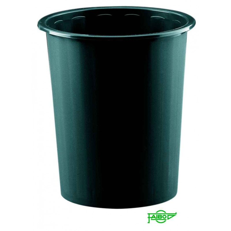 8425901305047 - CORBEILLE À PAPIER OPAQUE NOIRE