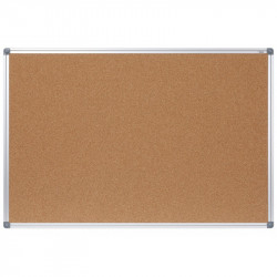 4007885258430 - TABLEAU D’AFFICHAGE LIÈGE CADRE ALU 90X120CM