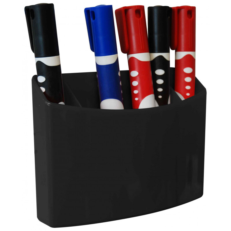 3701254714343 - PORTE-MARQUEURS MAGNÉTIQUE NOIR