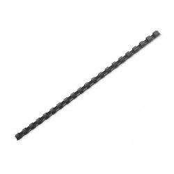 33816097025 - 100 PEIGNES PLASTIQUE NOIR Ø8MM