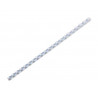 33816097193 - 100 PEIGNES PLASTIQUE BLANC Ø12MM