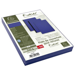 3130630027904 - 100 COUVERTURES GRAIN CUIR BLEU