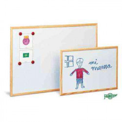 8425901700903 - TABLEAU BLANC CADRE BOIS 60X90CM
