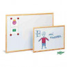 8425901700903 - TABLEAU BLANC CADRE BOIS 60X90CM