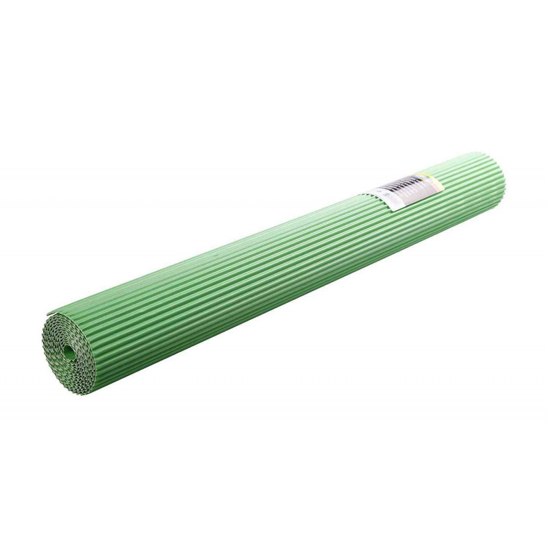 3065504510216 - 1F CARTON ONDULÉ GROSSE CANNELURE 0,70X2M VERT