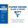 3329680961553 - POCHETTE 12F DESSIN BLANC 21X29,7 180G