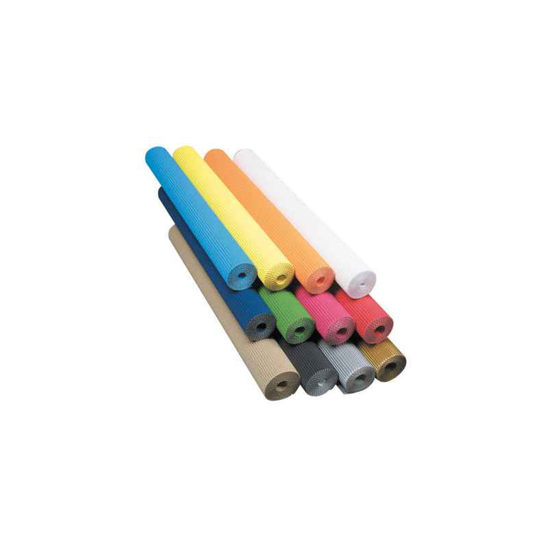3065504712085 - 1F CARTON ONDULÉ FIN 50X70CM ROUGE OPÉRA