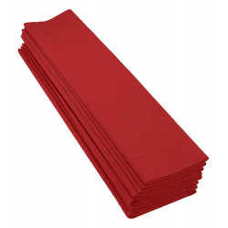 3065501010061 - 10F CRÉPON STANDARD 0,5X2M ROUGE