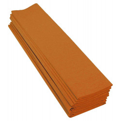 3065501010160 - 10F CRÉPON STANDARD 0,5X2M JAUNE ORANGE