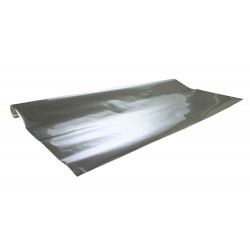 3065503541761 - ROULEAU 0,70X2M PAPIER ALU 1 FACE ARGENT
