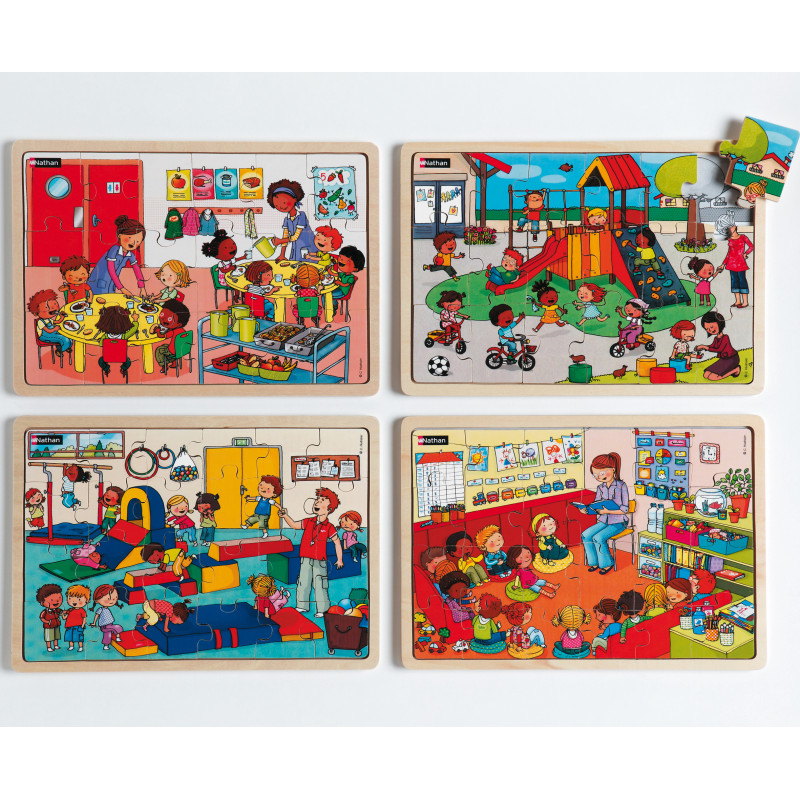 3133093871466 - PUZZLE ENSEMBLE À L'ÉCOLE