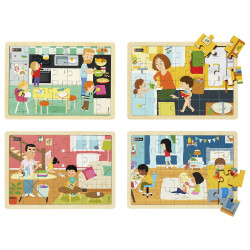3133093872456 - HORS DE DANGER LOT DE 4 PUZZLES