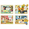 3133093872456 - HORS DE DANGER LOT DE 4 PUZZLES