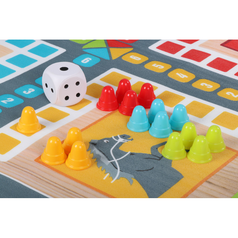 5414869300747 - TAPIS JEU PETITS CHEVAUX GÉANT