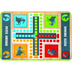 5414869300747 - TAPIS JEU PETITS CHEVAUX GÉANT