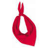 - 6 FOULARDS TRIANGULAIRES ROUGE